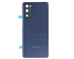Hátlap Samsung Galaxy S20 FE (SM-G780) ragasztóval akkufedél (kamera plexi benne) kék